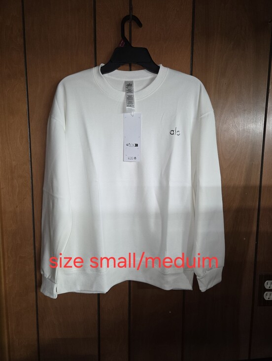 Tops - Women White Sweatshirt New Relax Fit